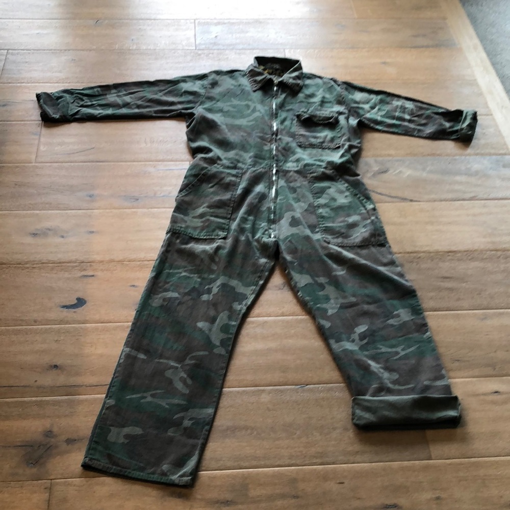 Vintage Kmart Camo Coveralls